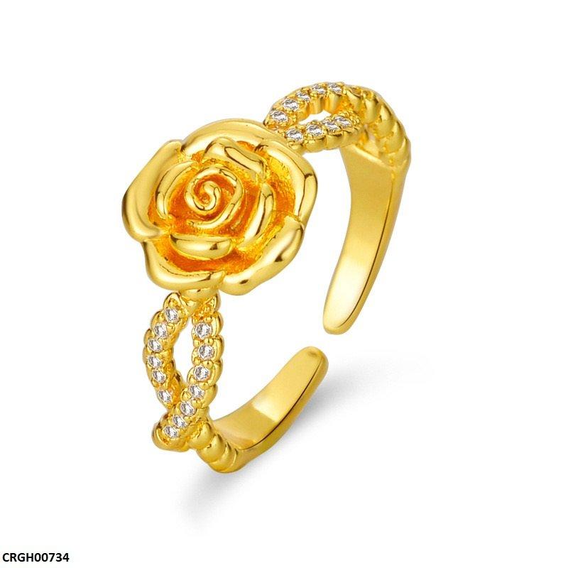 Casting Flower Ring Adjustable
