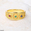 Casting Ring With Three Gems