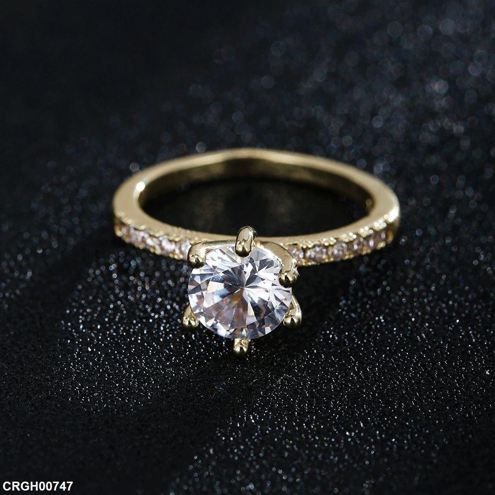 Round Stone Ring