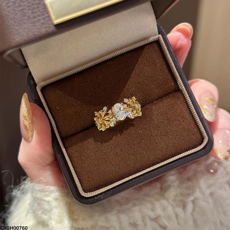Oval Stone Ring