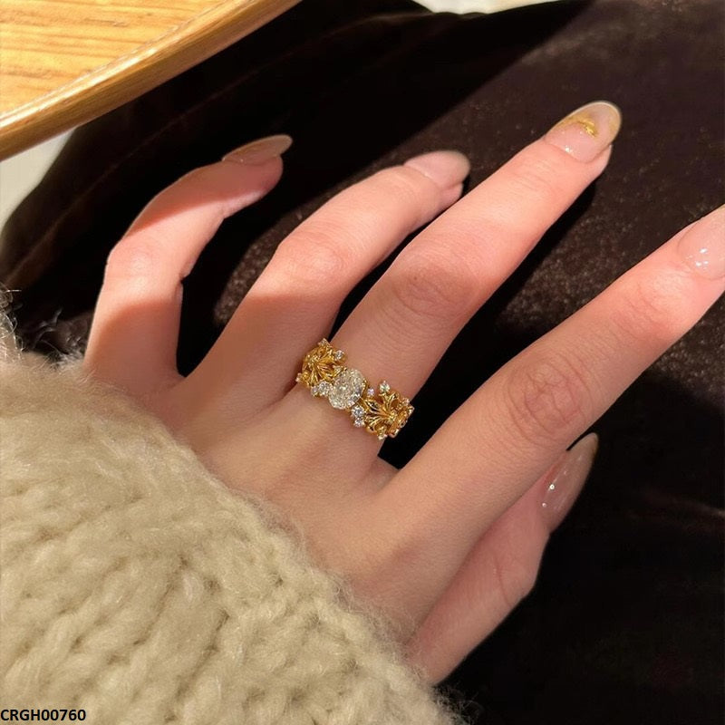 Oval Stone Ring