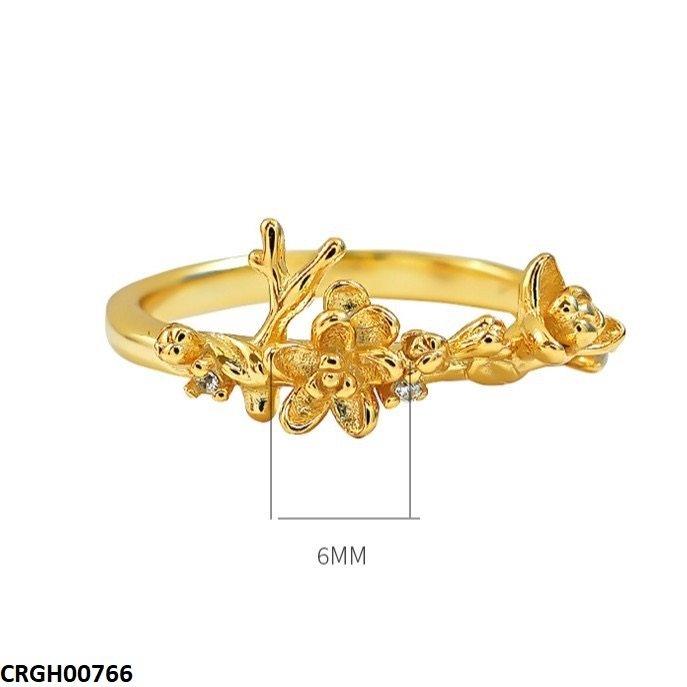 Double Flower Ring Adjustable