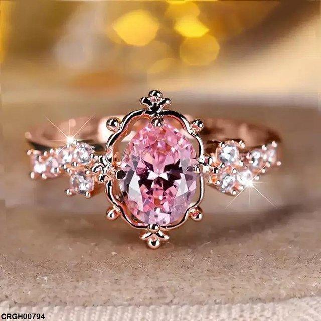 Oval Crown Ring