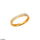 Stainless Steel Round Stone Ring