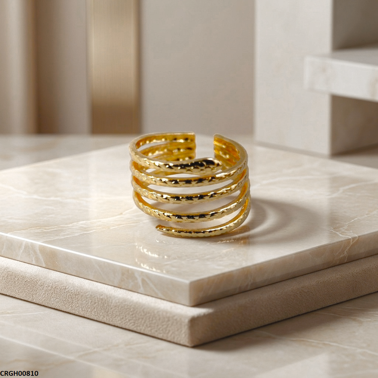 Stainless Steel Round Snack Ring Adjustable