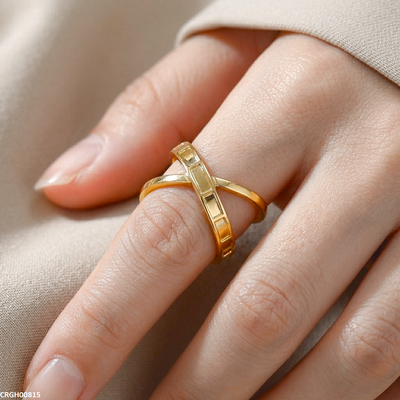 Stainless Steel Double Loop Ring Adjustable