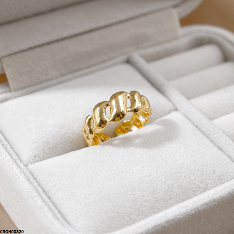 Stainless Steel Chain Link Ring Adjustable