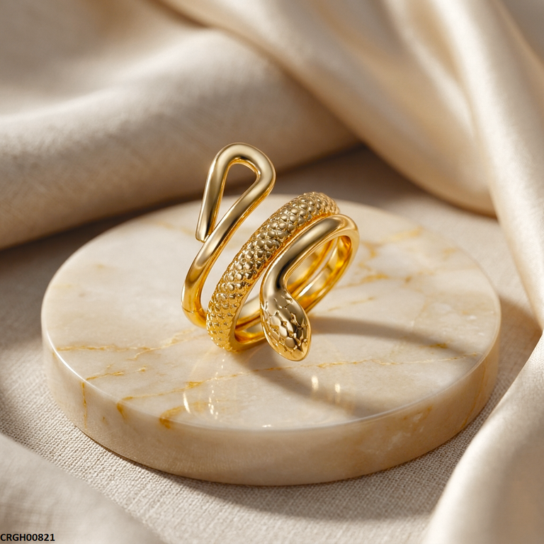 Snack Stainless Steel Ring Adjustable