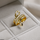 Snack Stainless Steel Ring Adjustable