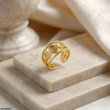 Stainless Steel Round Double Layer Ring Adjustable