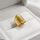 Plain Stainless Steel Ring Adjustable