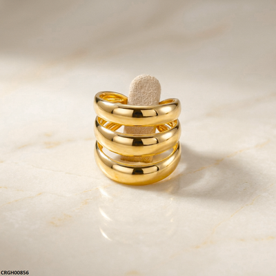 Triple Layer Stainless Steel Ring Adjustable