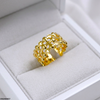 Golden Net Stainless Steel Ring Adjustable