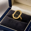 Oval Watch Design Stainless Steel Ring Adjustable