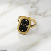 Oval Watch Design Stainless Steel Ring Adjustable
