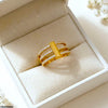 Stainless Steel Triple Layer Ring