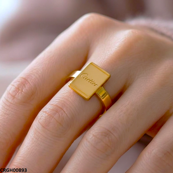 Stainless Steel Rectangle Ring