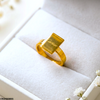 Stainless Steel Rectangle Ring
