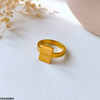 Stainless Steel Rectangle Ring