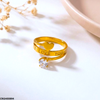 Stainless Steel Embossed Text Ring
