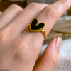Stainless Steel Heart Ring