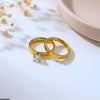 Stainless Steel Couple Ring