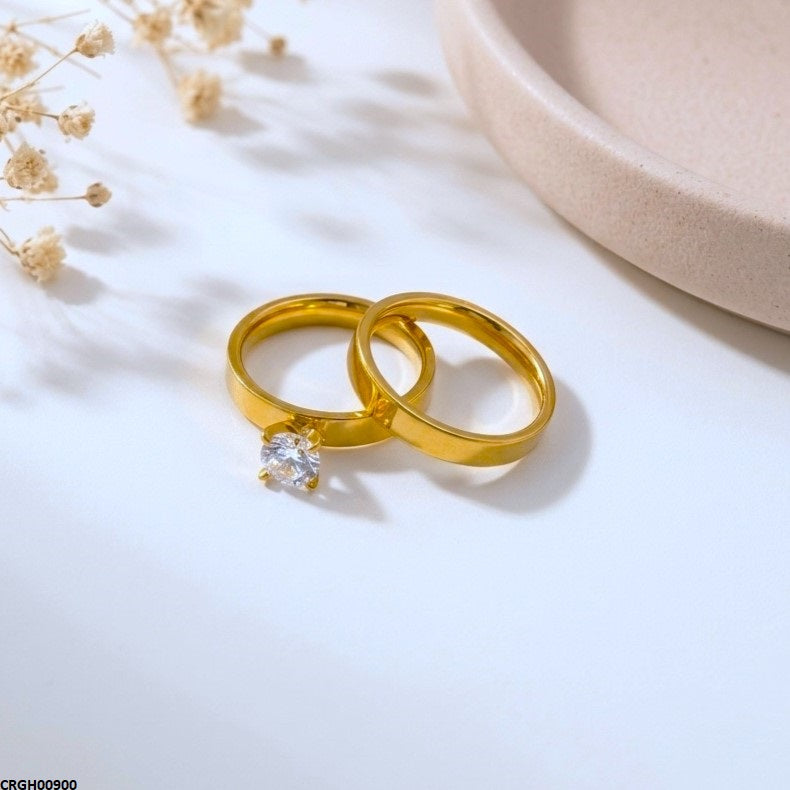 Stainless Steel Couple Ring
