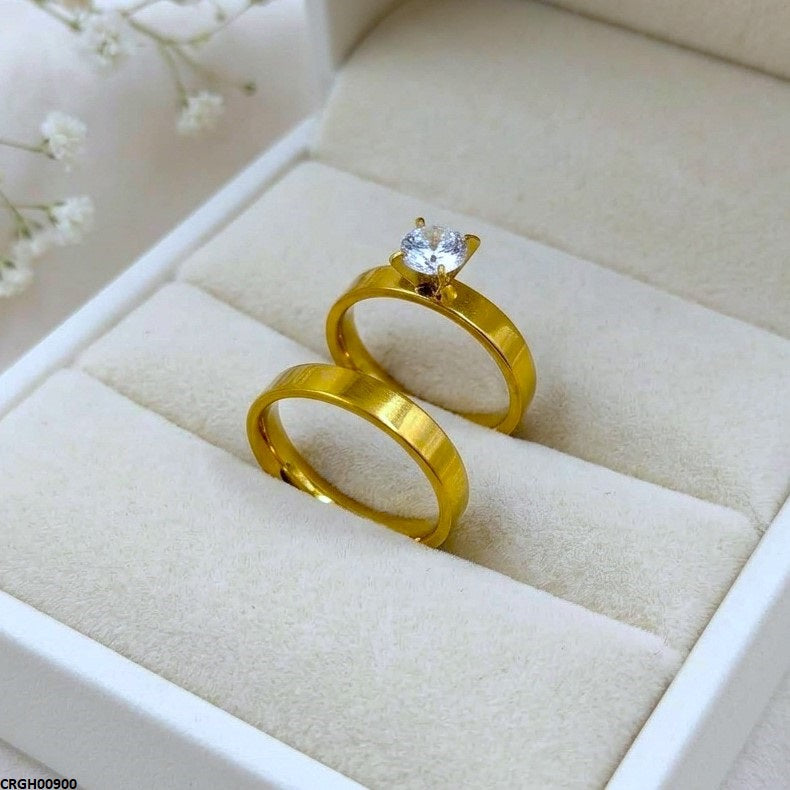Stainless Steel Couple Ring