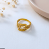 Stainless Steel Leaf Ring