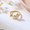 Stainless Steel Heart Ring