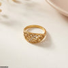 Stainless Steel Flower Ring