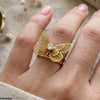 Stainless Steel Butterfly Ring