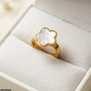Stainless Steel Flower Ring