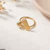Stainless Steel Rectangle Ring