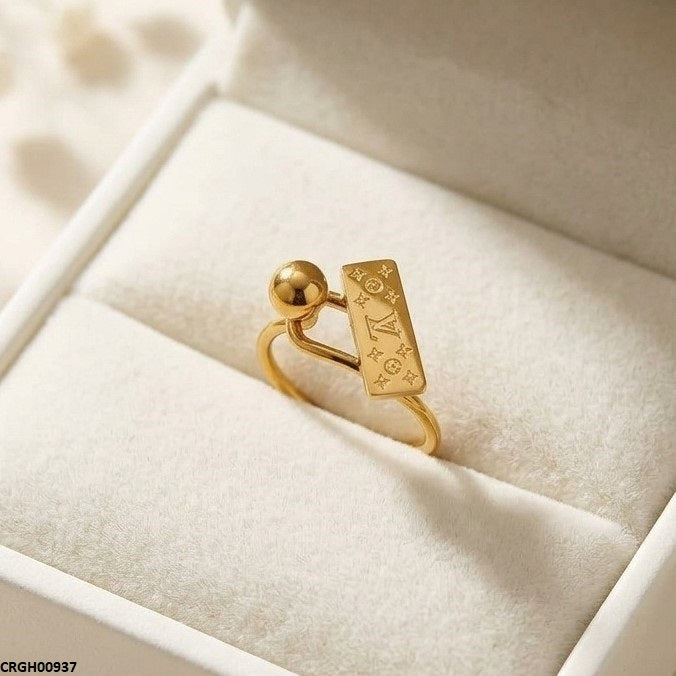Stainless Steel Rectangle Ring