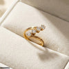 Stainless Steel Stone Ring