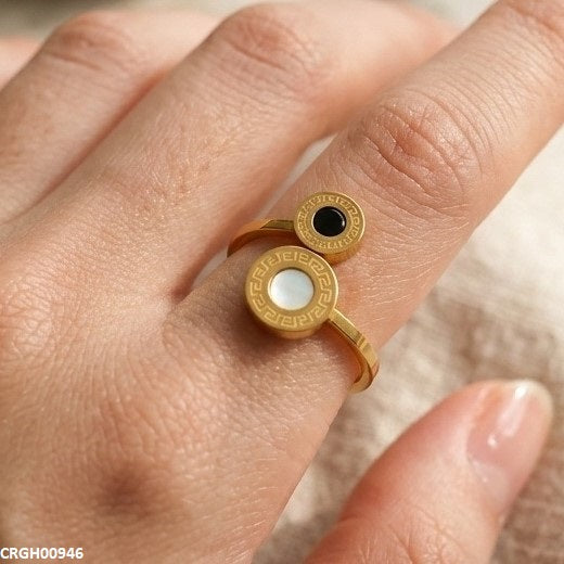 Stainless Steel Double Round Ring