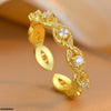 Round Stone Ring Adjustable