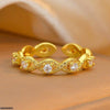 Round Stone Ring Adjustable