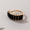 Baguette Layered 7 Size Ring