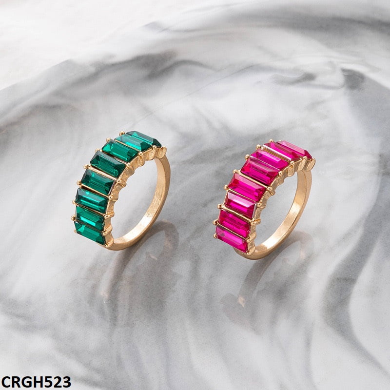 Baguette Layered 7 Size Ring