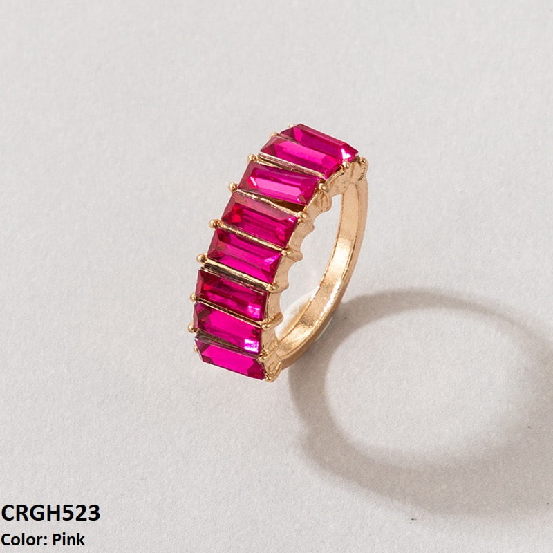 Baguette Layered 7 Size Ring