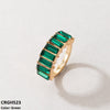 Baguette Layered 7 Size Ring