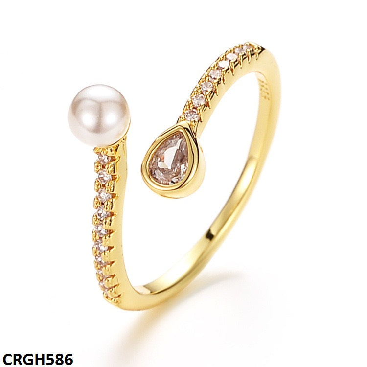 Tear/pearl Ring Adj