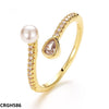Tear/pearl Ring Adj
