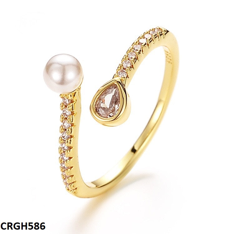 Tear/pearl Ring Adj