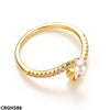 Tear/pearl Ring Adj