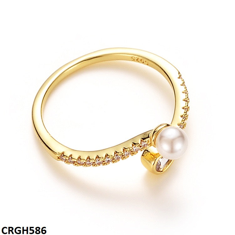 Tear/pearl Ring Adj