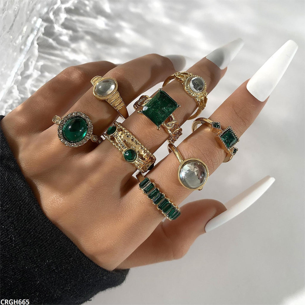 Antique 8 Midi Rings