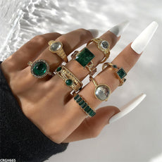 Antique 8 Midi Rings